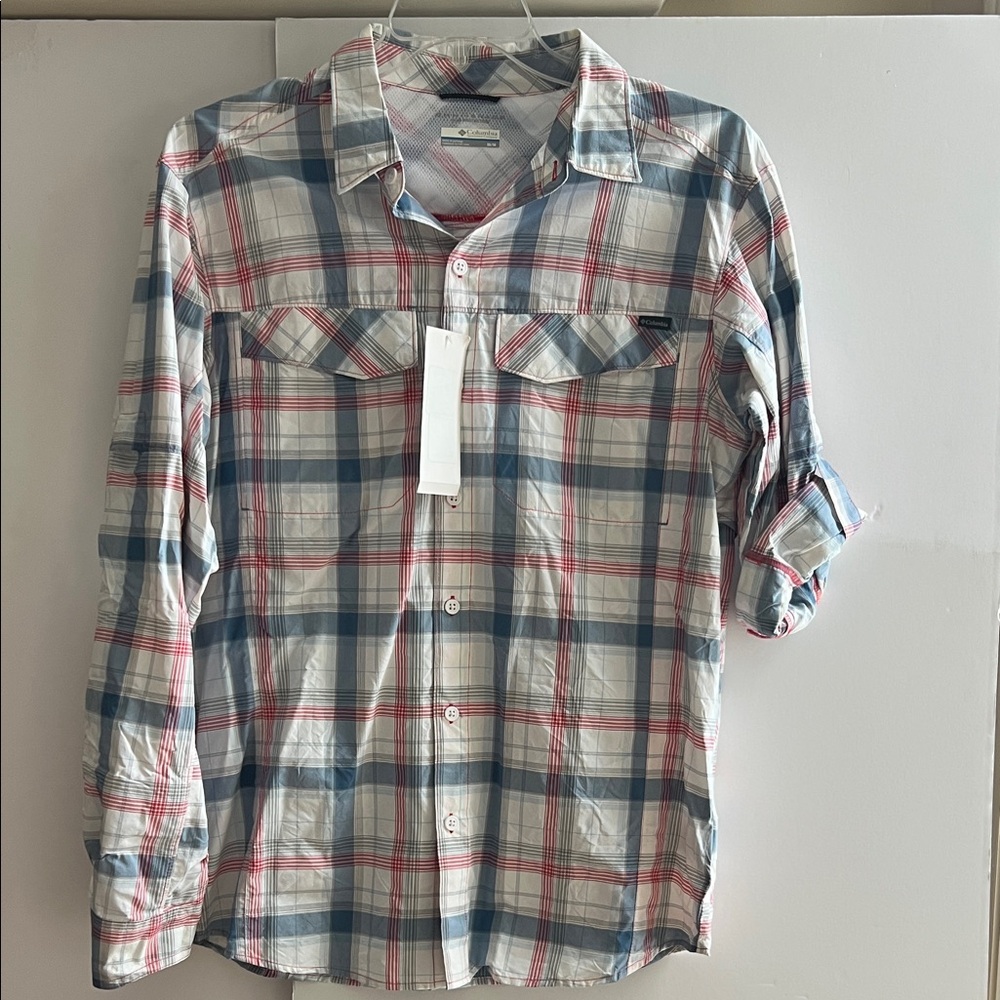 NEW Columbia Men’s Omni-Shade convertible long/short sleeves in Medium